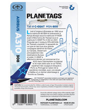 Load image into Gallery viewer, Air Transat Blue A310 Genuine Aircraft Skin Plane Tag