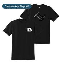 Load image into Gallery viewer, Customize - Airport Code T-Shirt (all other airports)