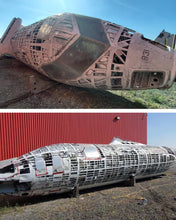 Load image into Gallery viewer, De Havilland Dash-8 Genuine Aircraft Skin Plane Tag