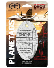 Load image into Gallery viewer, De Havilland Dash-8 Genuine Aircraft Skin Plane Tag