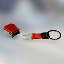 Load image into Gallery viewer, Aircraft Seatbelt Buckle Keychain