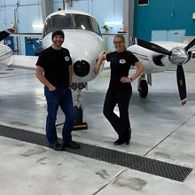 Load image into Gallery viewer, YHM - Hamilton Airport Code Runway T-Shirt