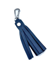 Load image into Gallery viewer, The Dieppe Leather Tassel Keychain