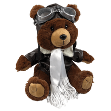 Load image into Gallery viewer, brown aviation bear