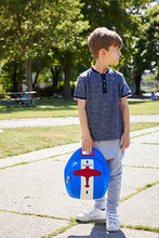 Load image into Gallery viewer, Kids Blue And Red Airplane Lunch Bag
