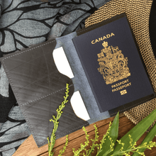 Load image into Gallery viewer, The Pearson Passport Holder - Upcycled Airplane Leather