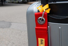 Load image into Gallery viewer, Luggage Bag Tag (Upcycled Seatbelt and Life Vest)