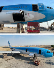 Load image into Gallery viewer, Airbus A330 Blue Genuine Aircraft Skin Plane Tag
