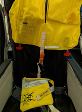 Load image into Gallery viewer, Upcycled Aircraft Life Vest Toiletry Bag
