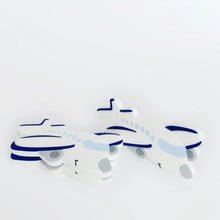 Load image into Gallery viewer, airplane baby teether blue
