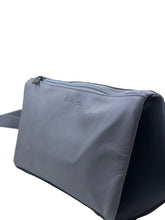 Load image into Gallery viewer, Cloud Grey Toiletry Bag Upcycled Aircraft Leather 
