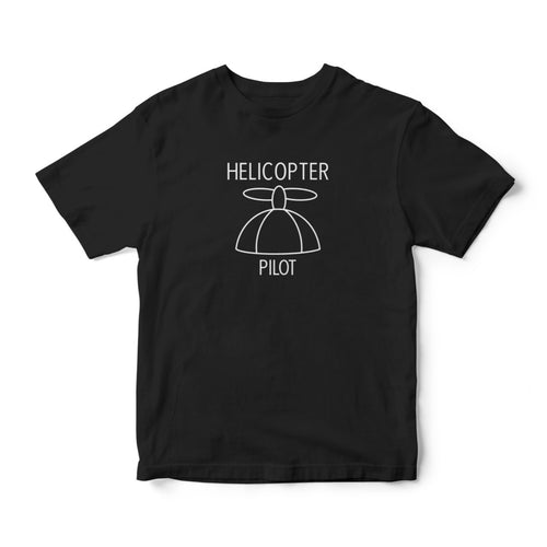 Black Kids Can Fly Helicopter Edition Aviation Inspired Youth T-Shirt
