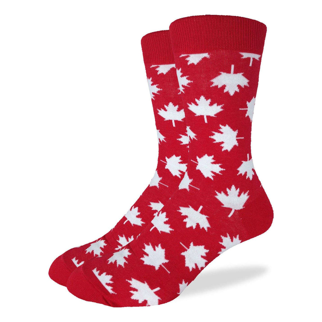 Red Canadian Maple Leaf Socks