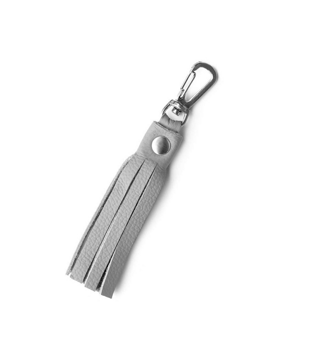 The Dieppe Leather Tassel Keychain