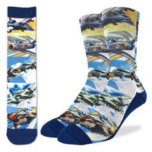Load image into Gallery viewer, Fighter Jet Socks 
