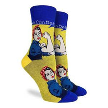 Load image into Gallery viewer, Women&#39;s Rosie The Riveter Socks 
